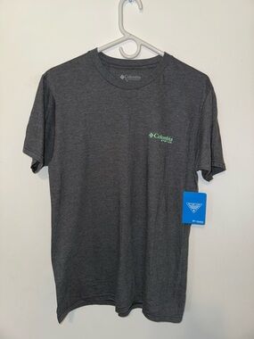 Columbia Men’s Short Sleeve Logo T-Shirt - Charcoal Maryland Logo